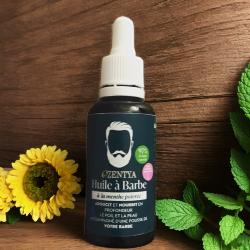 Huile à barbe Ozentya 30 ml  menthe poivrée