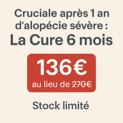  Cure Ozentya  6 mois 16 soins : Alopécie installée depuis plus d’1 an ? La Cure de 6 mois est indispensable.
