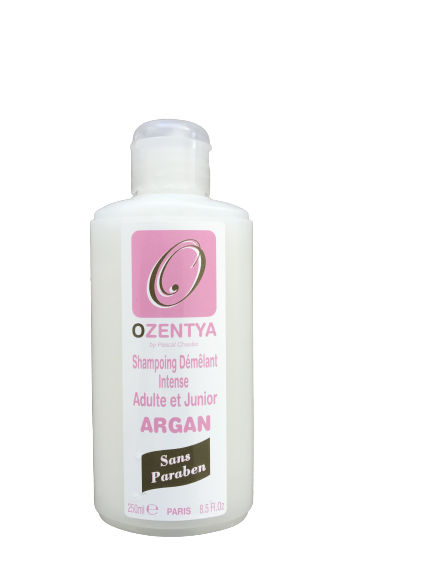 Shampoing argan adulte et enfant Ozentya 250 ml