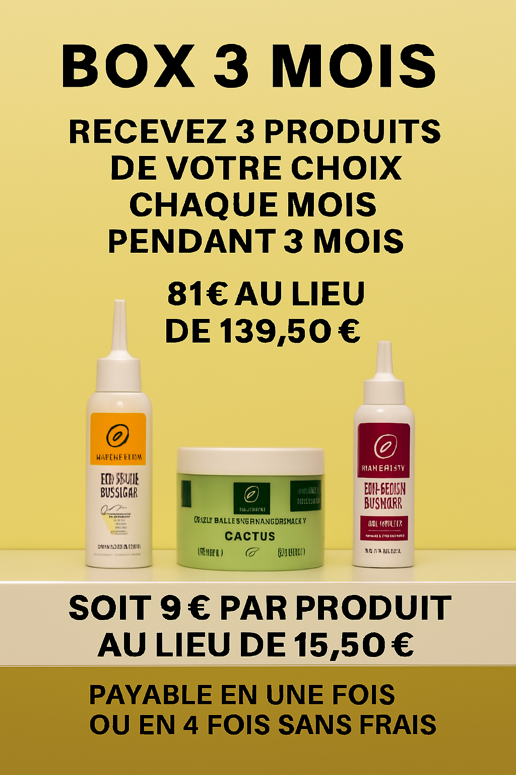 BOX 3 mois